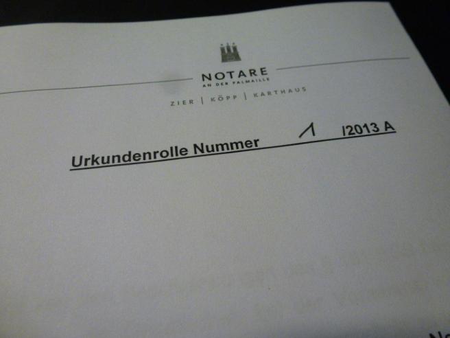 Gutes Omen: die Nummer 1